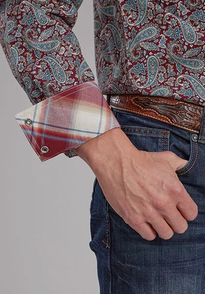 Roper 2154 Orchard Paisley (Multi) - Men's Western Shirt