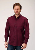 Roper 1847 Four Leaf Foulard (Red) - Men's Western Shirt
