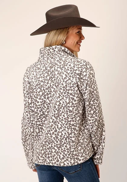 Roper 1816 Polar (Leopard) - Women's Fleece Pullover