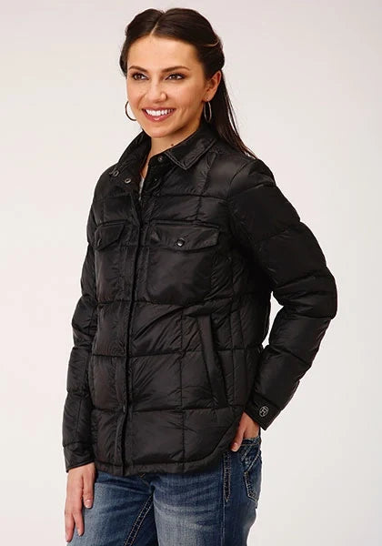 Roper 1304 Parachute (Black) - Women's Nylon Jacket