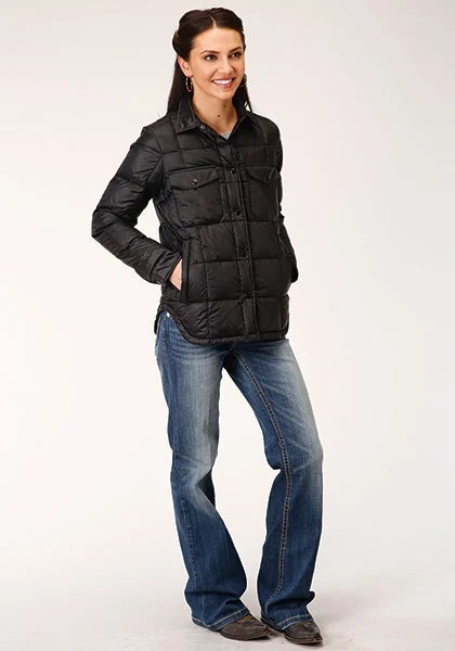 Roper 1304 Parachute (Black) - Women's Nylon Jacket
