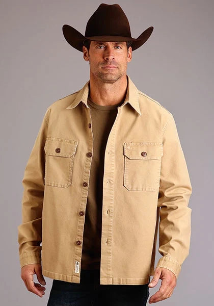 Stetson Stretch Canvas (Tan) - Men's Jacket