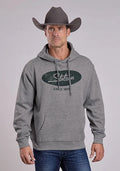 Stetson Oval Logo (Grey) - Men's Hoodie Sweatshirt