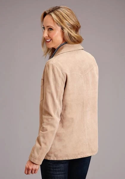 Stetson Spring I (Tan) - Women's Suede Jacket