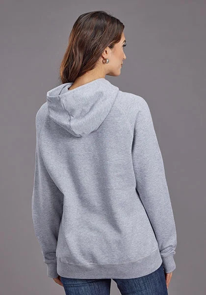 Stetson Rider Logo (Grey) - Women's Hoodie Sweatshirt