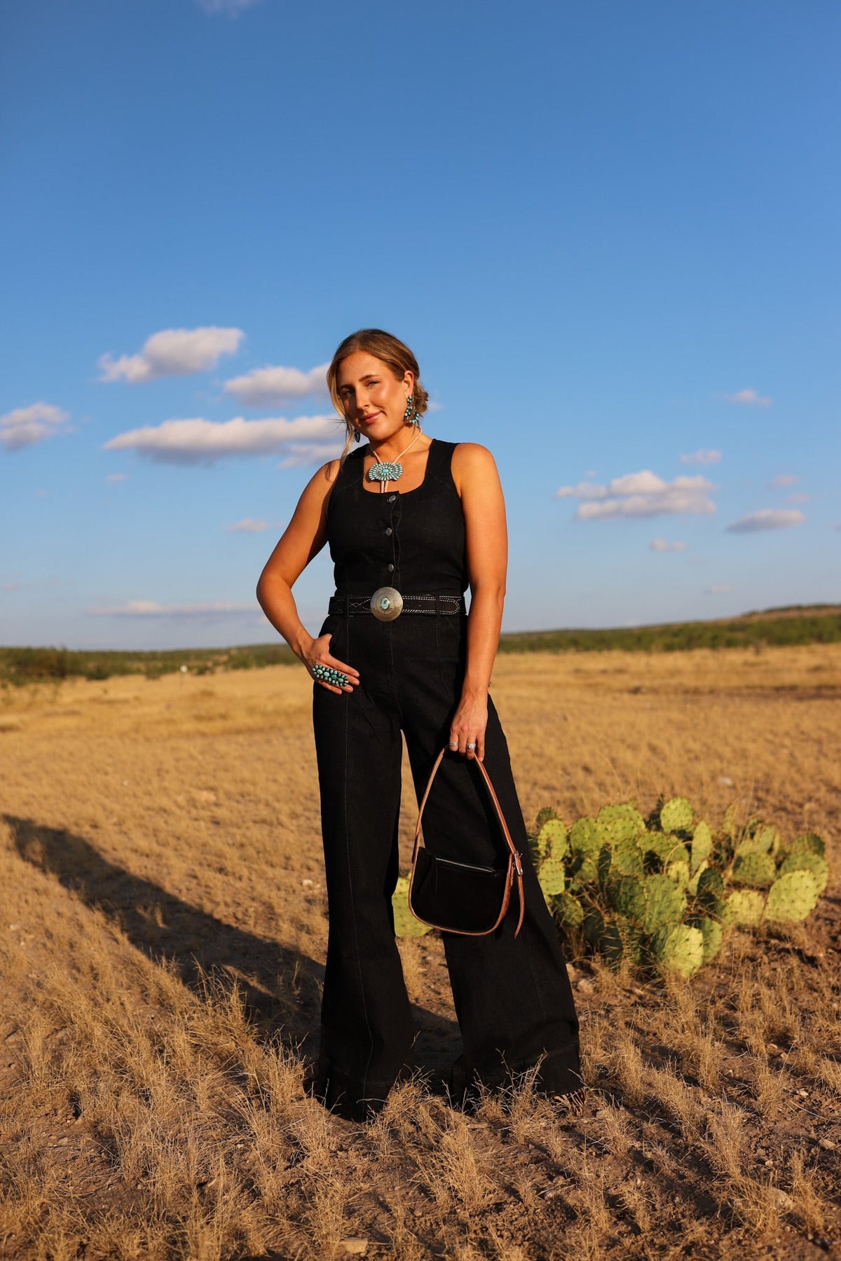 The Beckie Jumpsuit in Black