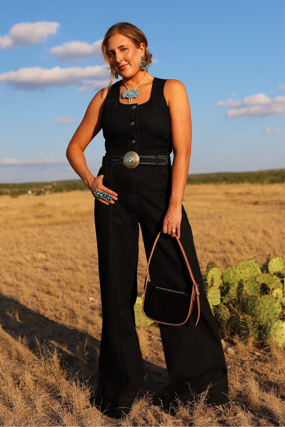 The Beckie Jumpsuit in Black