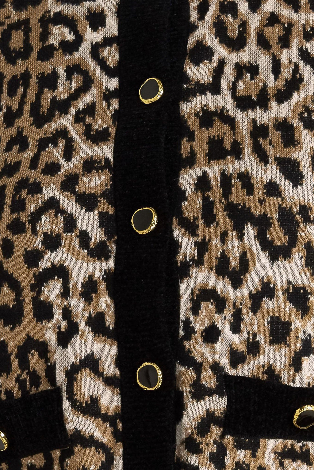 URBAN GODDESS LEOPARD SWEATER CARDIGAN