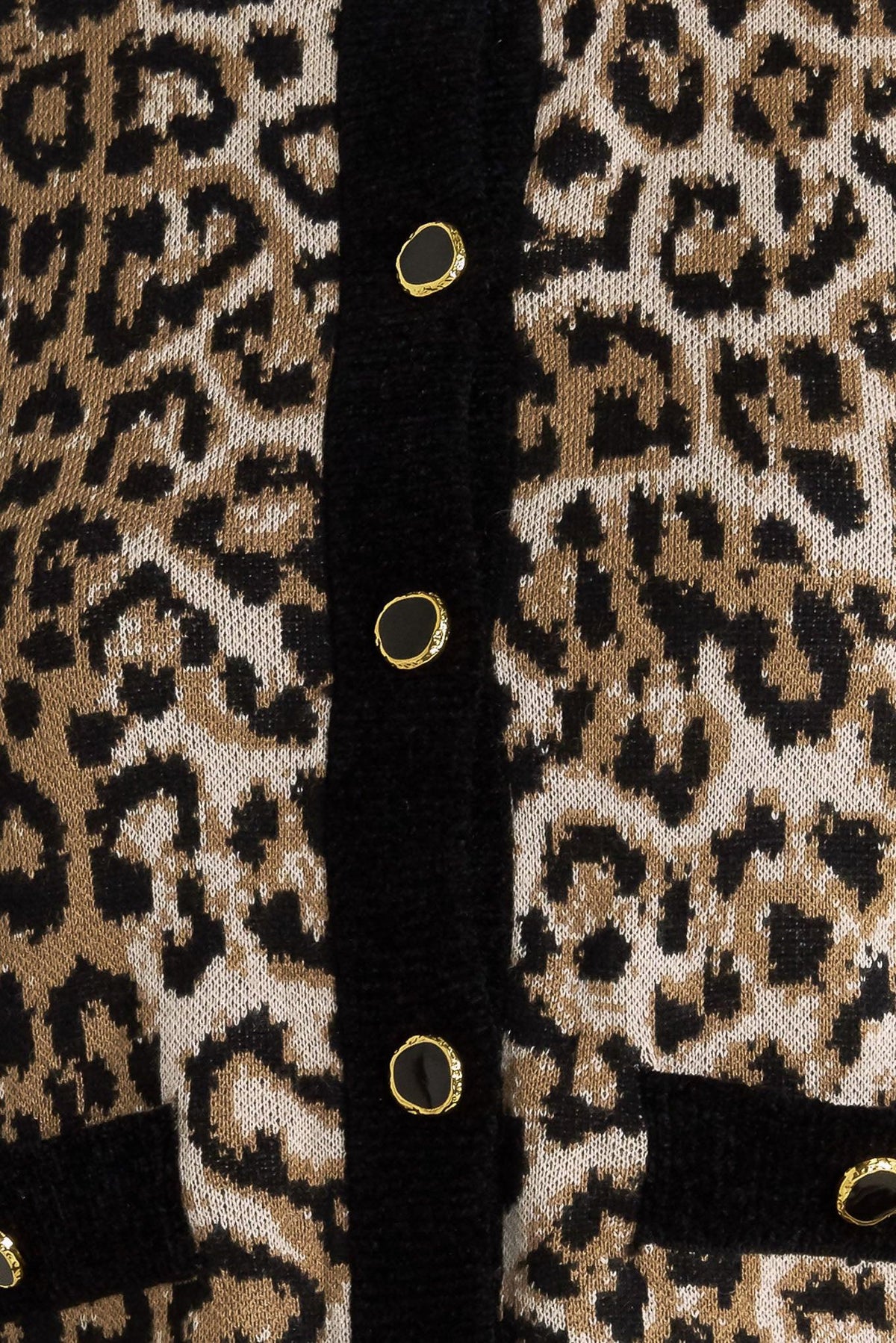 URBAN GODDESS LEOPARD SWEATER CARDIGAN