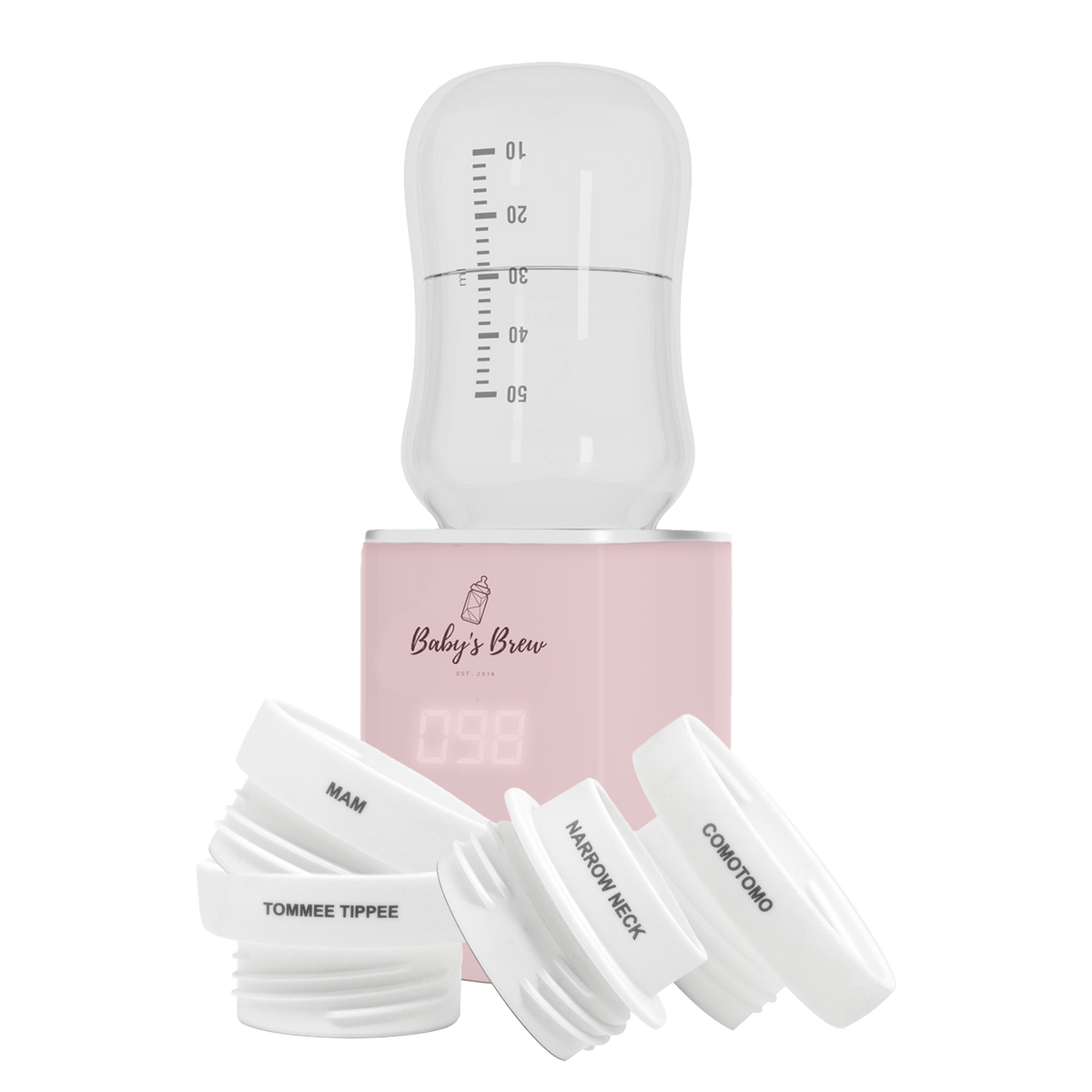 3.0 Portable Bottle Warmer Adapter Set (Warmer + Four Adapters)