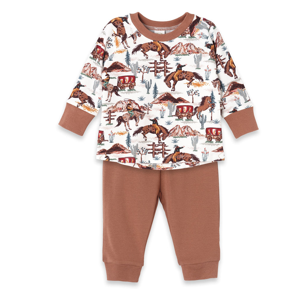 Cowboy Baby Boy Set – Western Spirit Bamboo & Cotton