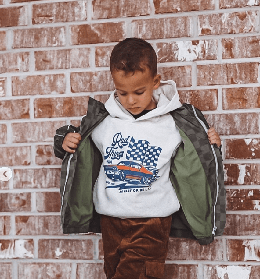 RAD THINGS 500 HOODIE - VINTAGE CREAM